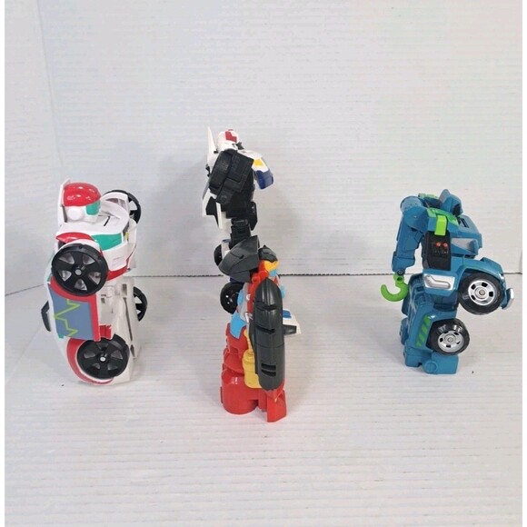 Transformers Rescue Bots Lot 4 Hot Shot Hoist Medic Docbot Cyber Battalion Prowl - Picture 2 of 5